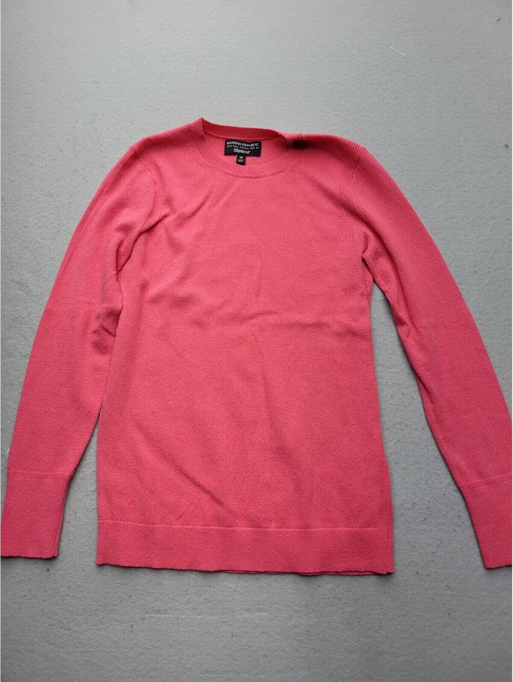 Banana Republic Women's Sweater Size XS Pink Pullover Long Sleeve Solid Wool
